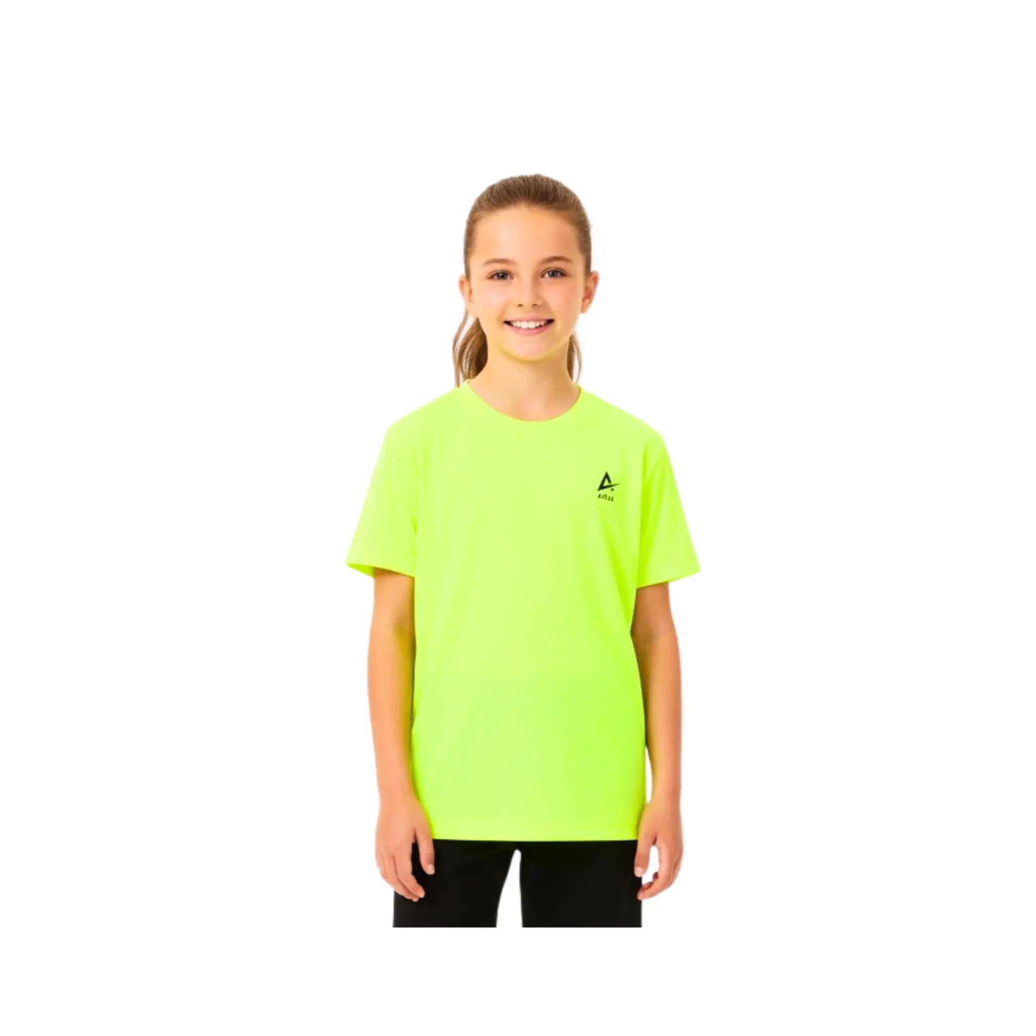 Girls Basic Sporty Kids T-Shirt – Athletic Short Sleeve Top