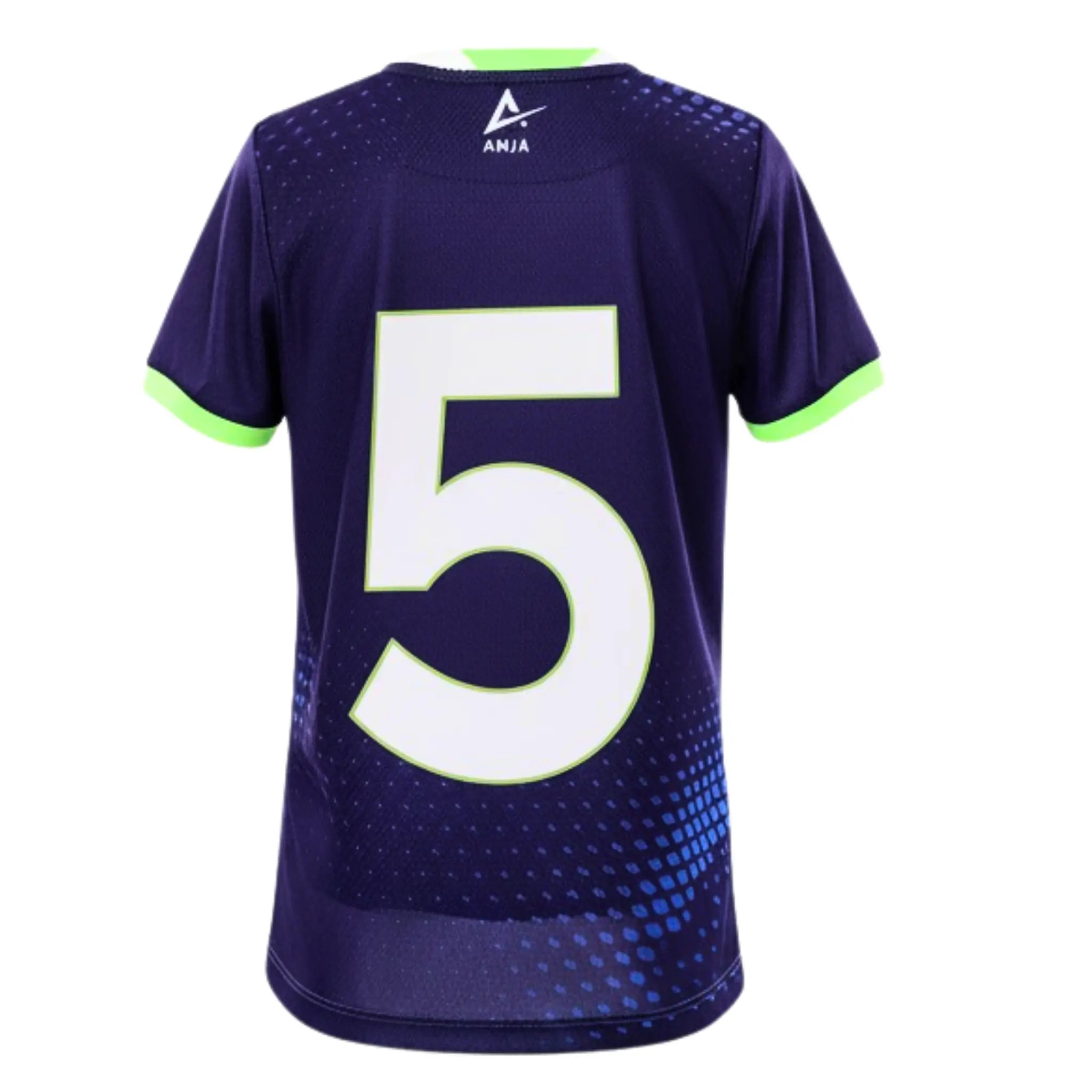 Girls Blue Hex Fade T-Shirt – Sporty Athletic Top